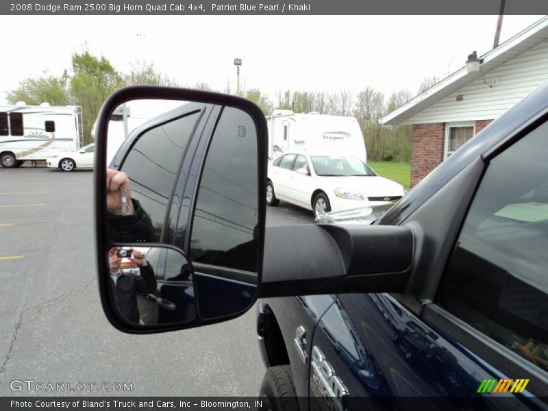 Patriot Blue Pearl / Khaki 2008 Dodge Ram 2500 Big Horn Quad Cab 4x4