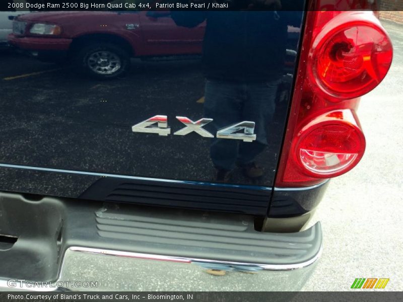 Patriot Blue Pearl / Khaki 2008 Dodge Ram 2500 Big Horn Quad Cab 4x4
