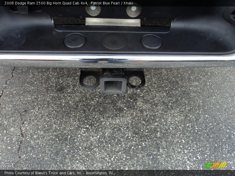 Patriot Blue Pearl / Khaki 2008 Dodge Ram 2500 Big Horn Quad Cab 4x4
