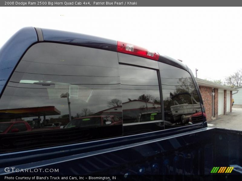 Patriot Blue Pearl / Khaki 2008 Dodge Ram 2500 Big Horn Quad Cab 4x4