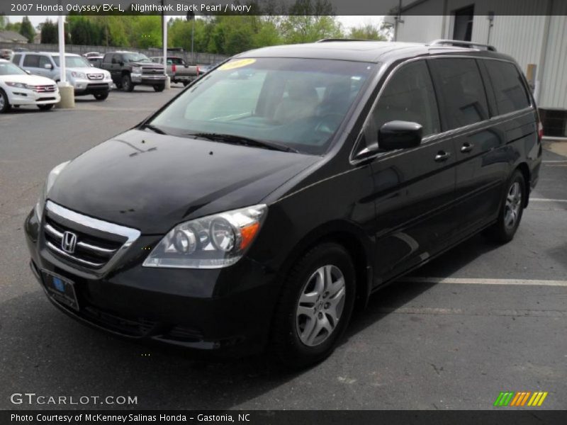 Nighthawk Black Pearl / Ivory 2007 Honda Odyssey EX-L