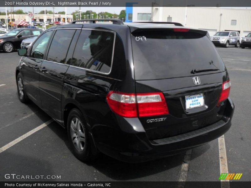 Nighthawk Black Pearl / Ivory 2007 Honda Odyssey EX-L