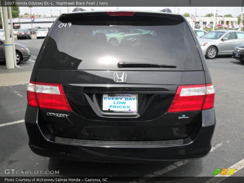 Nighthawk Black Pearl / Ivory 2007 Honda Odyssey EX-L