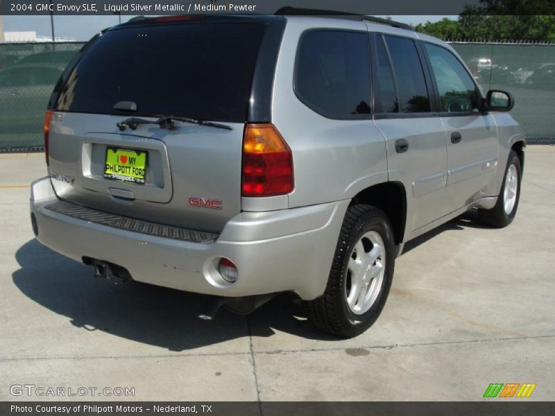Liquid Silver Metallic / Medium Pewter 2004 GMC Envoy SLE