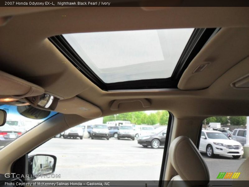 Nighthawk Black Pearl / Ivory 2007 Honda Odyssey EX-L