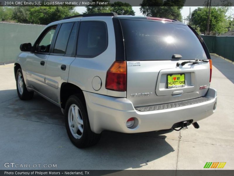 Liquid Silver Metallic / Medium Pewter 2004 GMC Envoy SLE