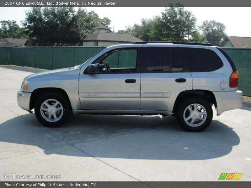 Liquid Silver Metallic / Medium Pewter 2004 GMC Envoy SLE