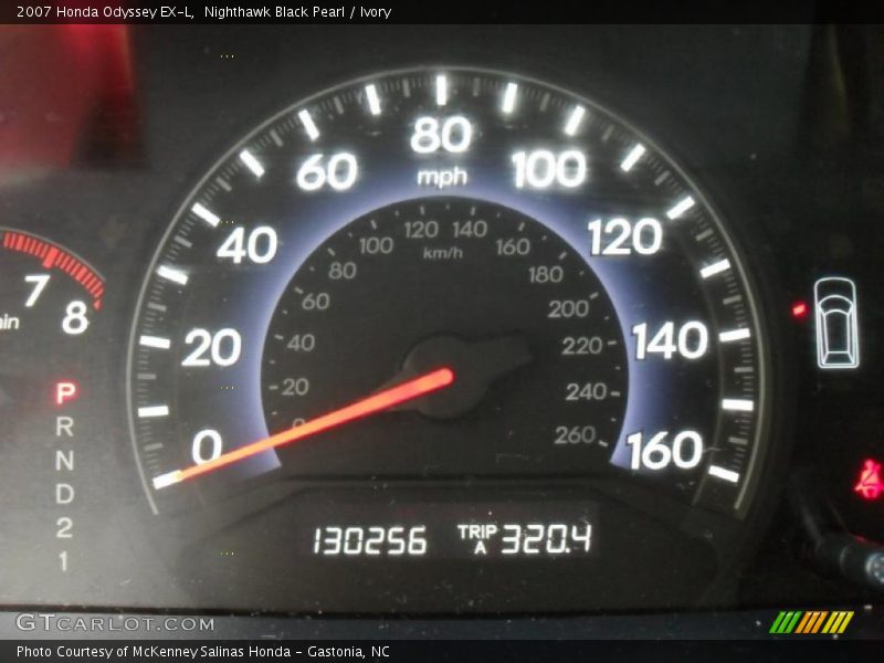 Nighthawk Black Pearl / Ivory 2007 Honda Odyssey EX-L