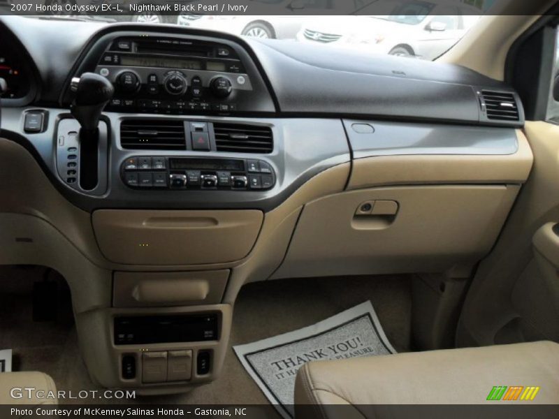 Nighthawk Black Pearl / Ivory 2007 Honda Odyssey EX-L