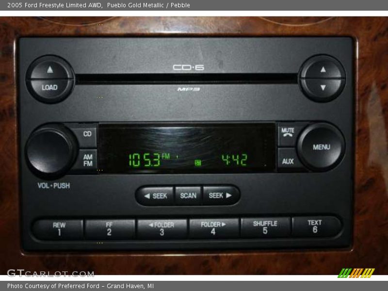Controls of 2005 Freestyle Limited AWD