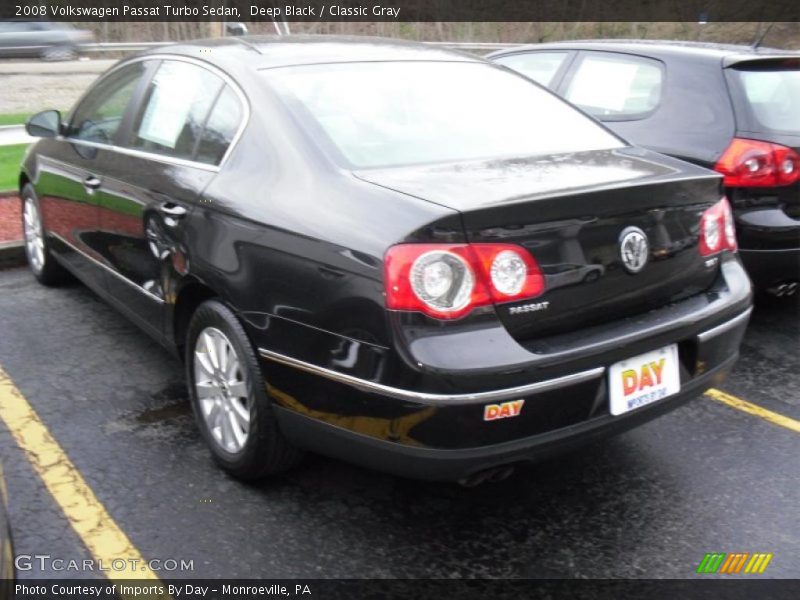 Deep Black / Classic Gray 2008 Volkswagen Passat Turbo Sedan