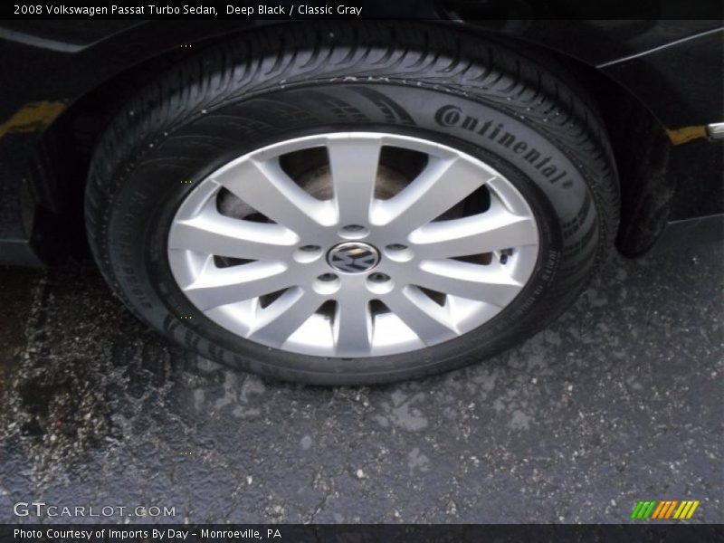 Deep Black / Classic Gray 2008 Volkswagen Passat Turbo Sedan