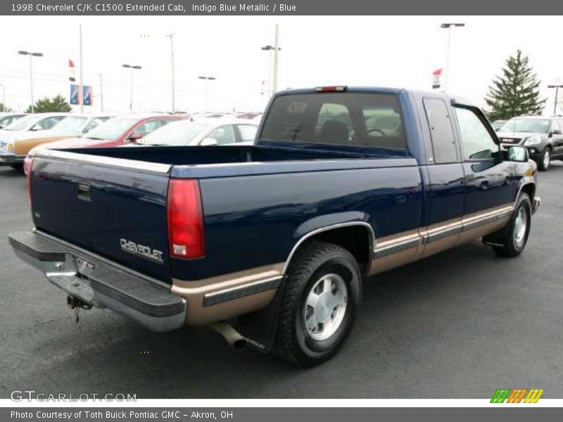 Indigo Blue Metallic / Blue 1998 Chevrolet C/K C1500 Extended Cab