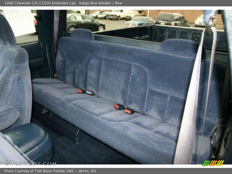 Indigo Blue Metallic / Blue 1998 Chevrolet C/K C1500 Extended Cab