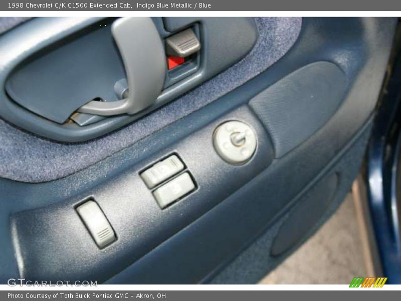 Indigo Blue Metallic / Blue 1998 Chevrolet C/K C1500 Extended Cab