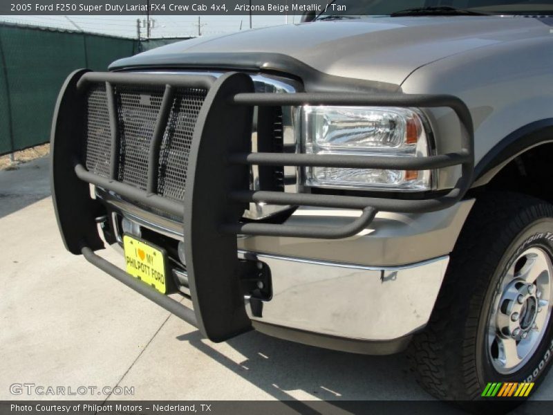 Arizona Beige Metallic / Tan 2005 Ford F250 Super Duty Lariat FX4 Crew Cab 4x4