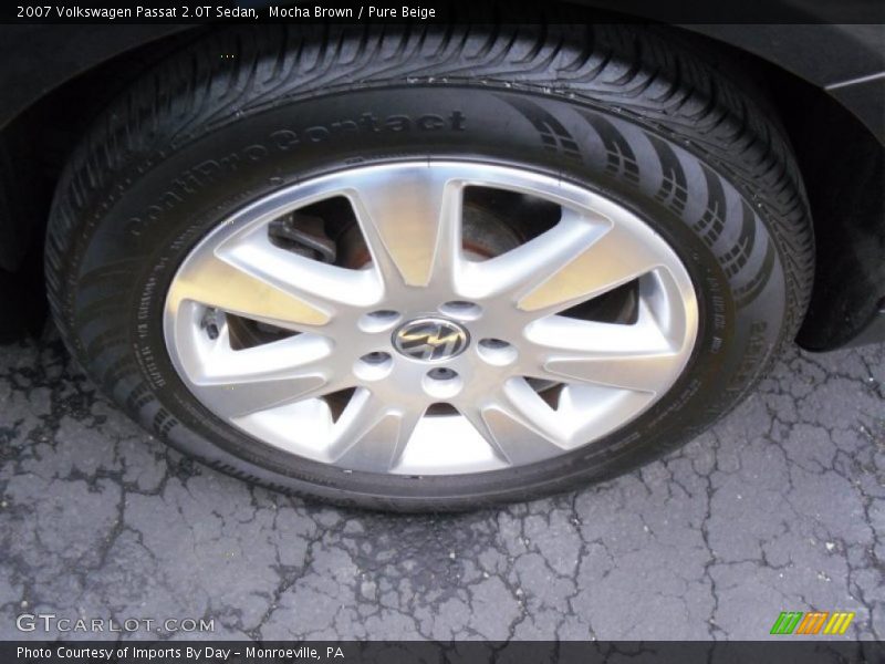 Mocha Brown / Pure Beige 2007 Volkswagen Passat 2.0T Sedan