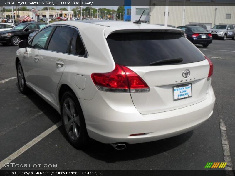 Blizzard Pearl / Ivory 2009 Toyota Venza V6 AWD