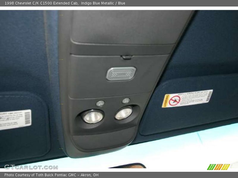 Indigo Blue Metallic / Blue 1998 Chevrolet C/K C1500 Extended Cab