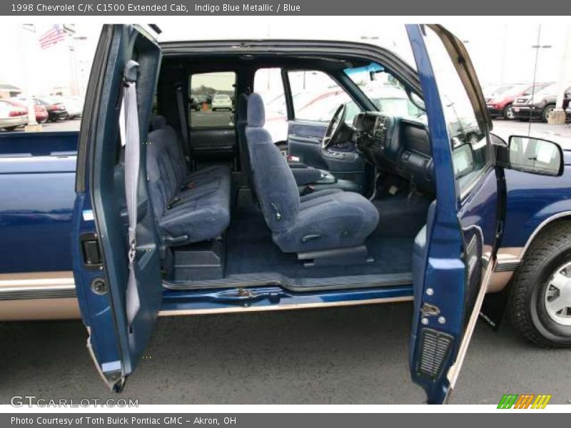  1998 C/K C1500 Extended Cab Blue Interior