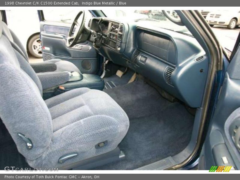  1998 C/K C1500 Extended Cab Blue Interior