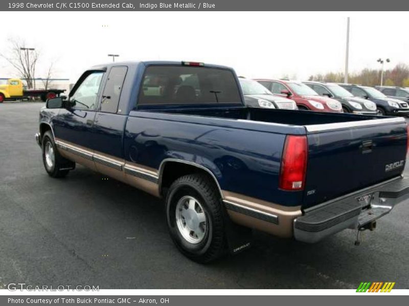 Indigo Blue Metallic / Blue 1998 Chevrolet C/K C1500 Extended Cab