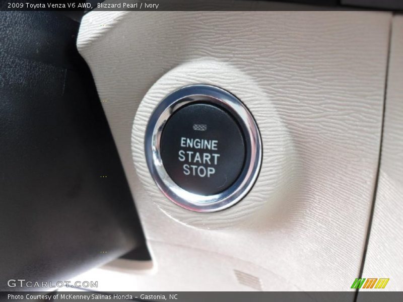 Blizzard Pearl / Ivory 2009 Toyota Venza V6 AWD