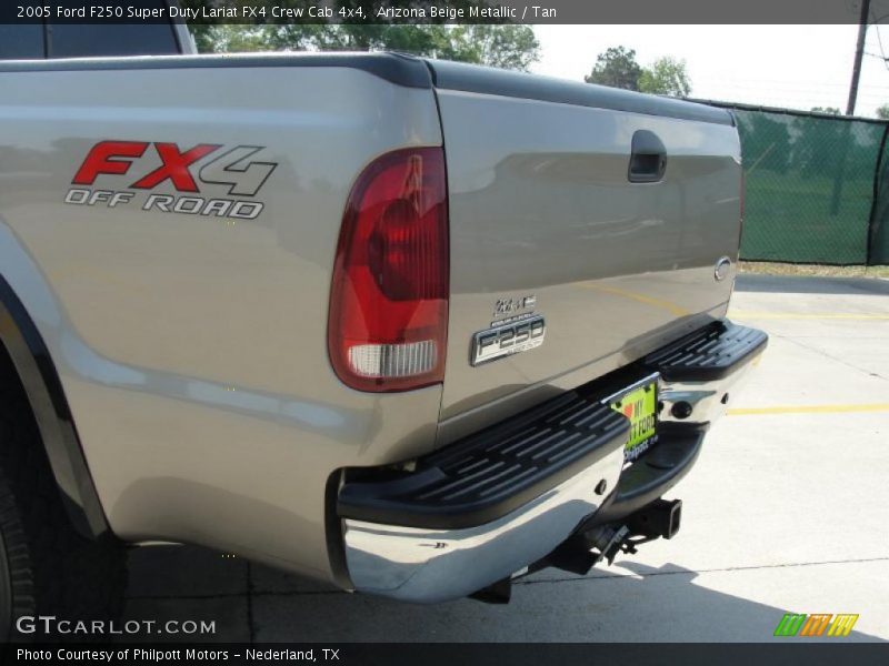 Arizona Beige Metallic / Tan 2005 Ford F250 Super Duty Lariat FX4 Crew Cab 4x4
