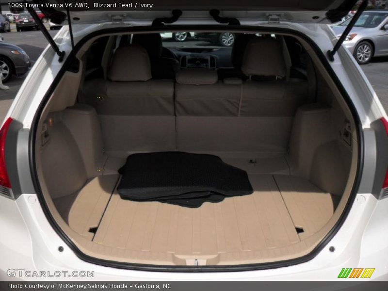 Blizzard Pearl / Ivory 2009 Toyota Venza V6 AWD