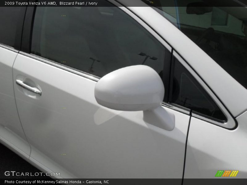 Blizzard Pearl / Ivory 2009 Toyota Venza V6 AWD