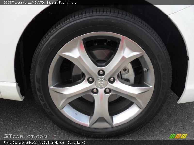 Blizzard Pearl / Ivory 2009 Toyota Venza V6 AWD