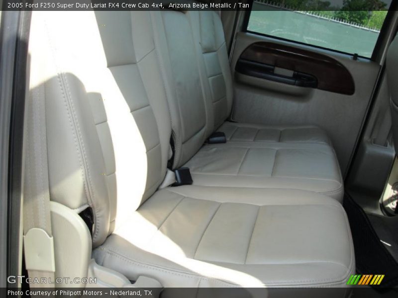 Arizona Beige Metallic / Tan 2005 Ford F250 Super Duty Lariat FX4 Crew Cab 4x4