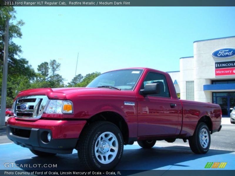 Redfire Metallic / Medium Dark Flint 2011 Ford Ranger XLT Regular Cab