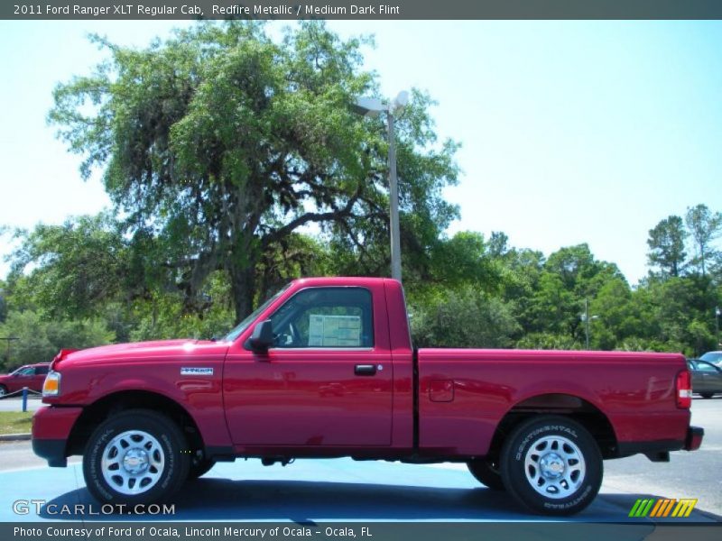 Redfire Metallic / Medium Dark Flint 2011 Ford Ranger XLT Regular Cab