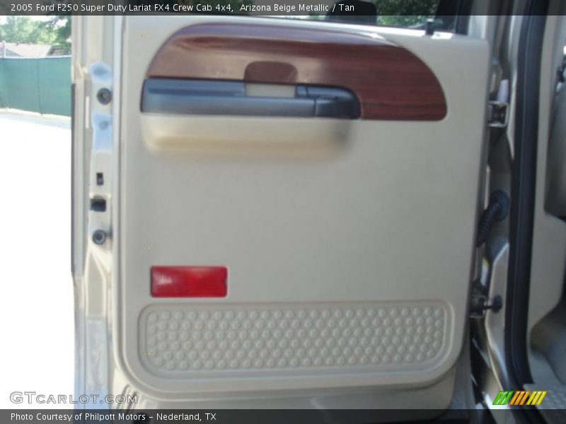 Arizona Beige Metallic / Tan 2005 Ford F250 Super Duty Lariat FX4 Crew Cab 4x4