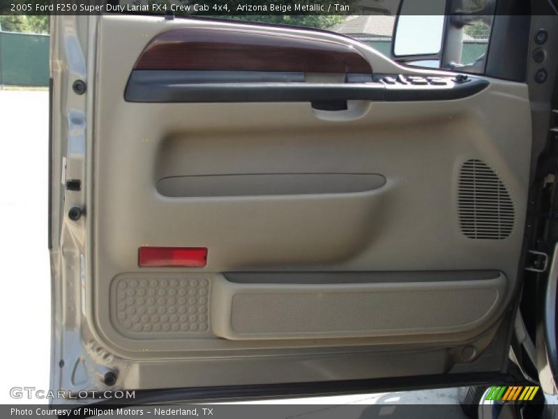 Arizona Beige Metallic / Tan 2005 Ford F250 Super Duty Lariat FX4 Crew Cab 4x4