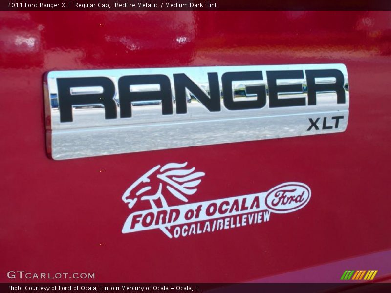 Redfire Metallic / Medium Dark Flint 2011 Ford Ranger XLT Regular Cab