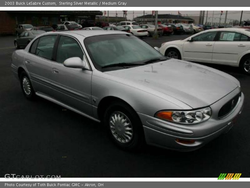 Sterling Silver Metallic / Medium Gray 2003 Buick LeSabre Custom