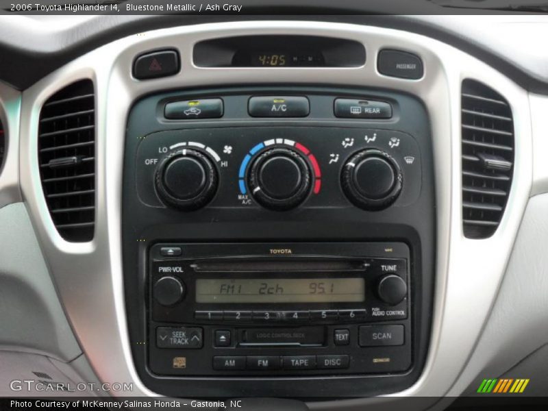 Bluestone Metallic / Ash Gray 2006 Toyota Highlander I4