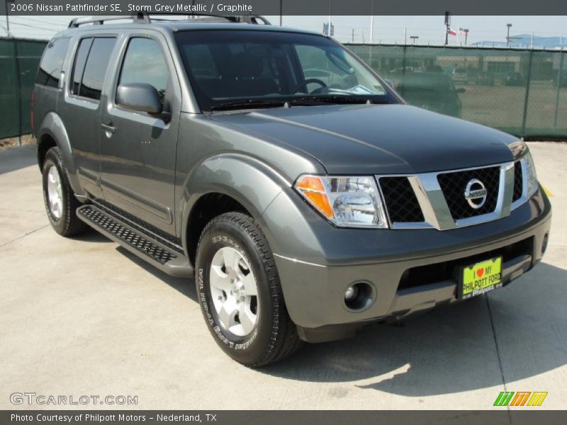 Storm Grey Metallic / Graphite 2006 Nissan Pathfinder SE