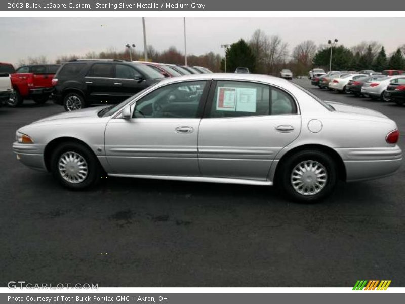 Sterling Silver Metallic / Medium Gray 2003 Buick LeSabre Custom