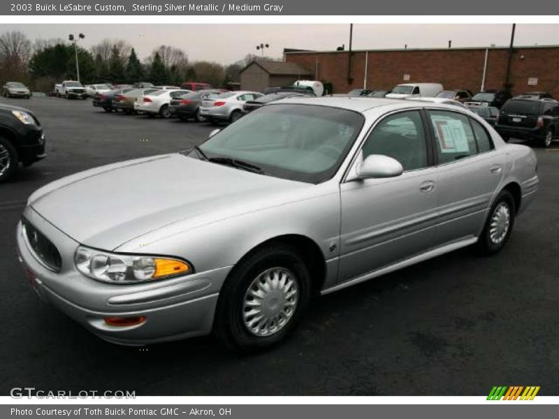Sterling Silver Metallic / Medium Gray 2003 Buick LeSabre Custom