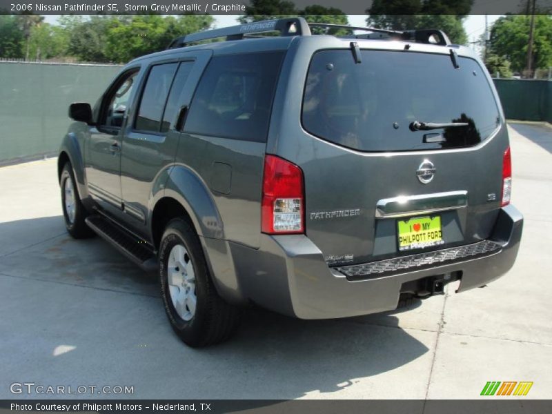 Storm Grey Metallic / Graphite 2006 Nissan Pathfinder SE