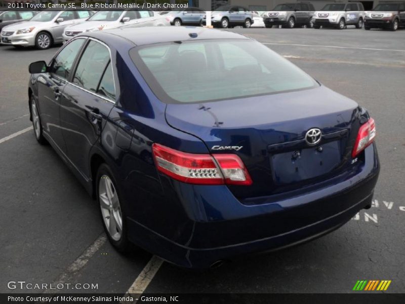 Blue Ribbon Metallic / Dark Charcoal 2011 Toyota Camry SE