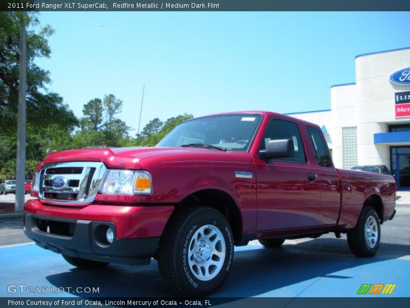 Redfire Metallic / Medium Dark Flint 2011 Ford Ranger XLT SuperCab