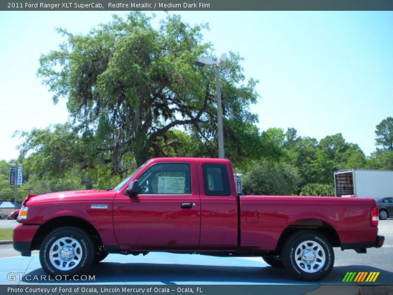 Redfire Metallic / Medium Dark Flint 2011 Ford Ranger XLT SuperCab