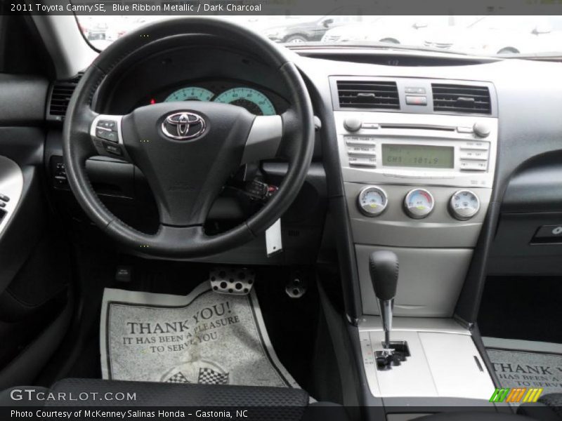 Blue Ribbon Metallic / Dark Charcoal 2011 Toyota Camry SE