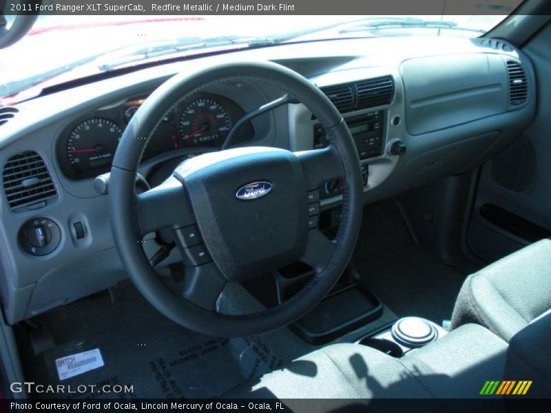 Dashboard of 2011 Ranger XLT SuperCab