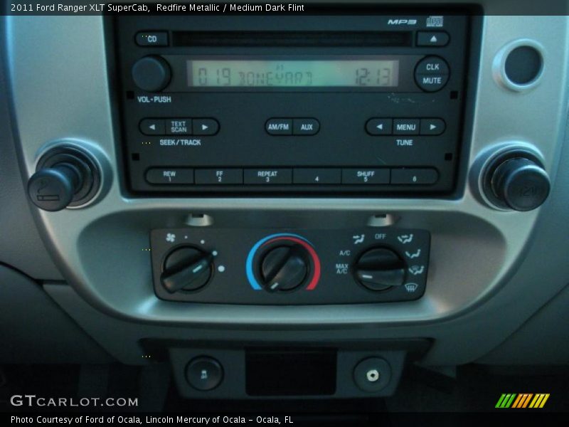 Controls of 2011 Ranger XLT SuperCab