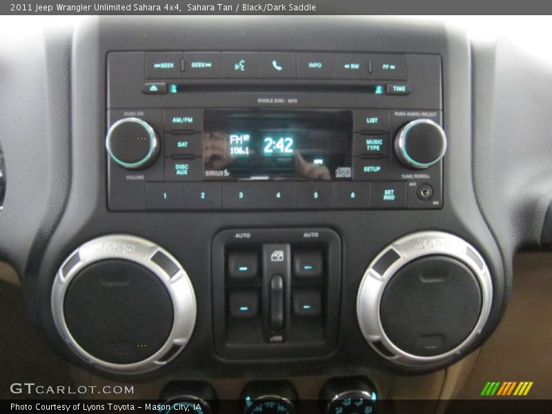Sahara Tan / Black/Dark Saddle 2011 Jeep Wrangler Unlimited Sahara 4x4